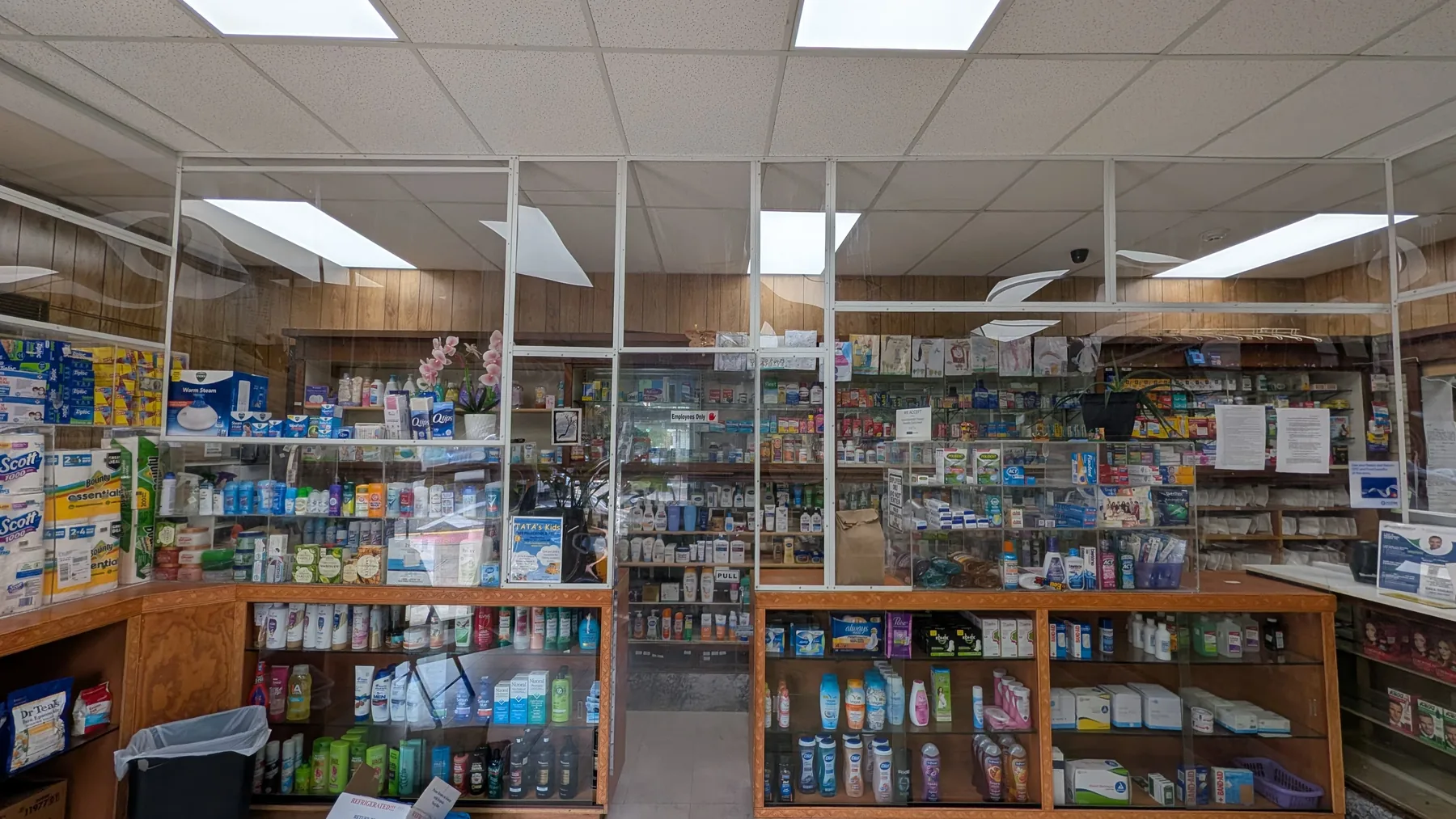 Anthony's Pharmacy prescription counter