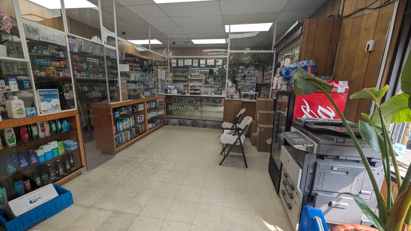 Interior of Anthony's Pharmacy